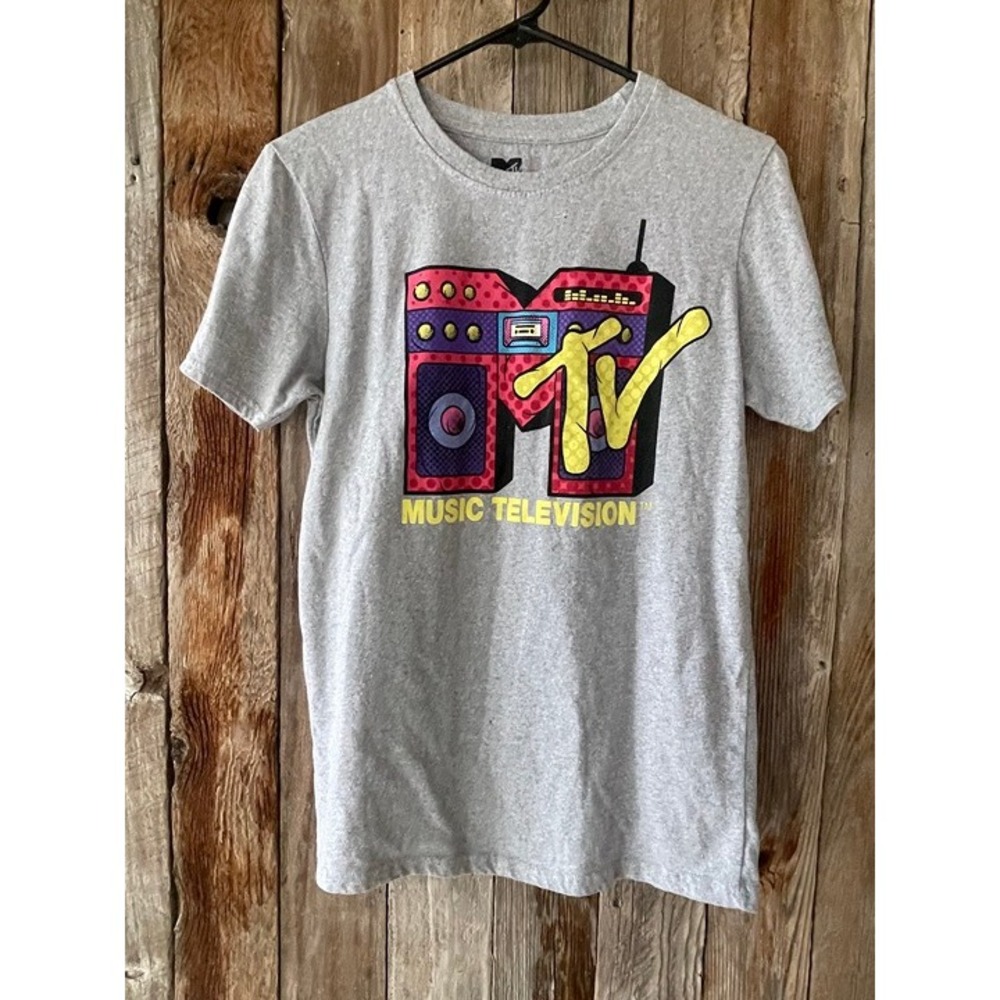 MTV Gray T-shirt‎ Small